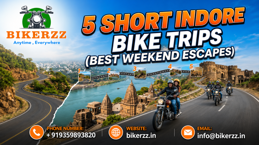 5 Short Bike Trips to Do from Indore That Are Perfect for a Weekend Escape